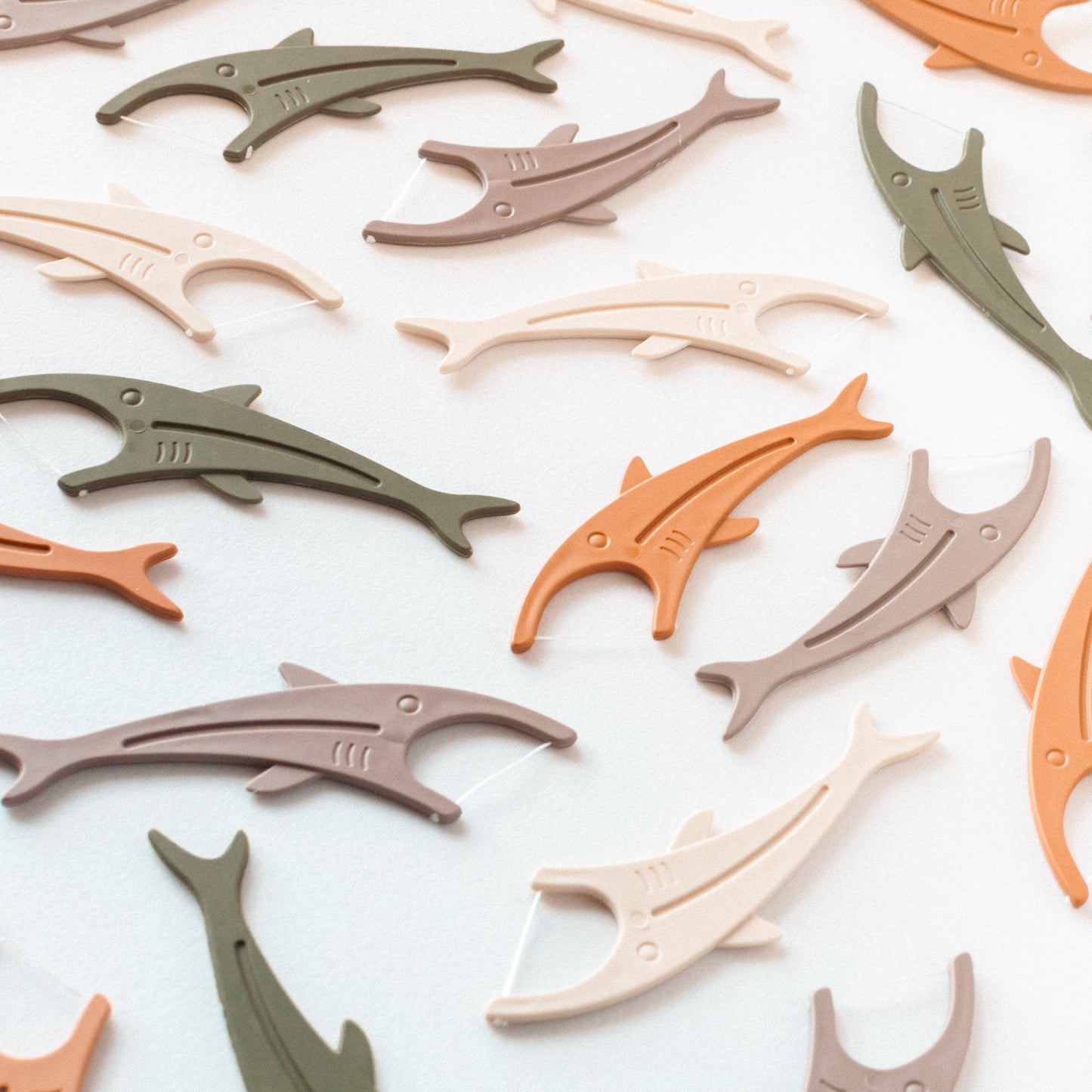 Kids Dental Floss Picks Shark