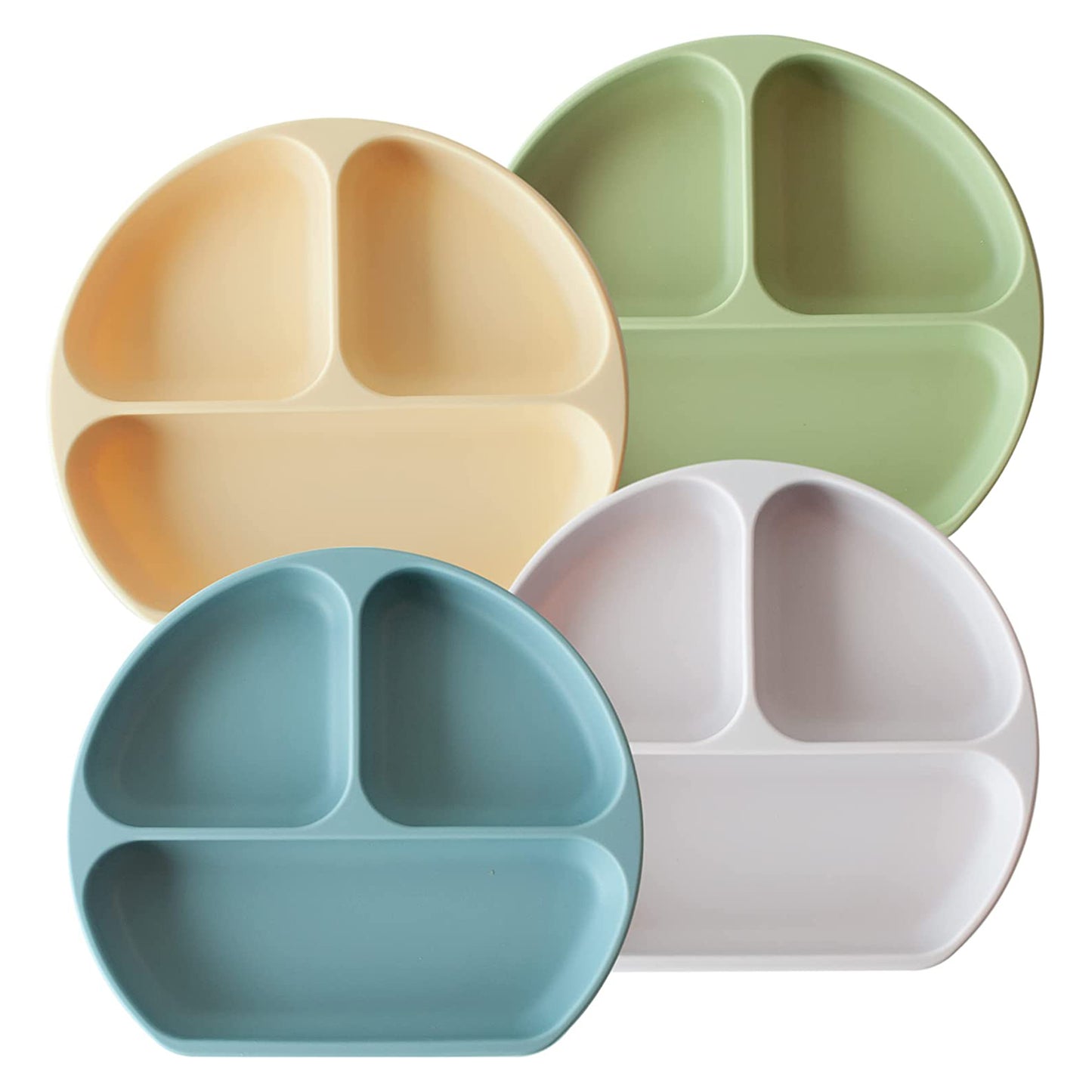 Suction Plates - Set of 4 - Neutral