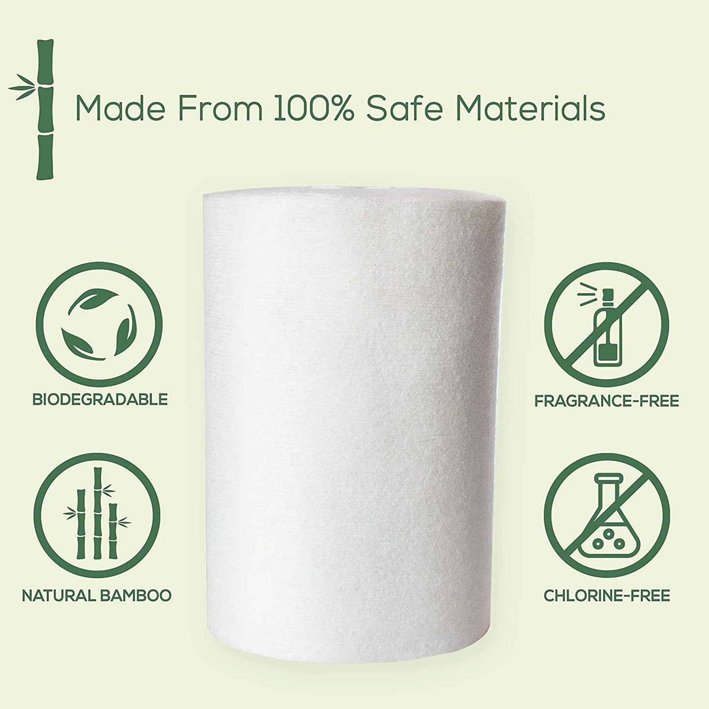 Biodegradable Bamboo Diaper Liners