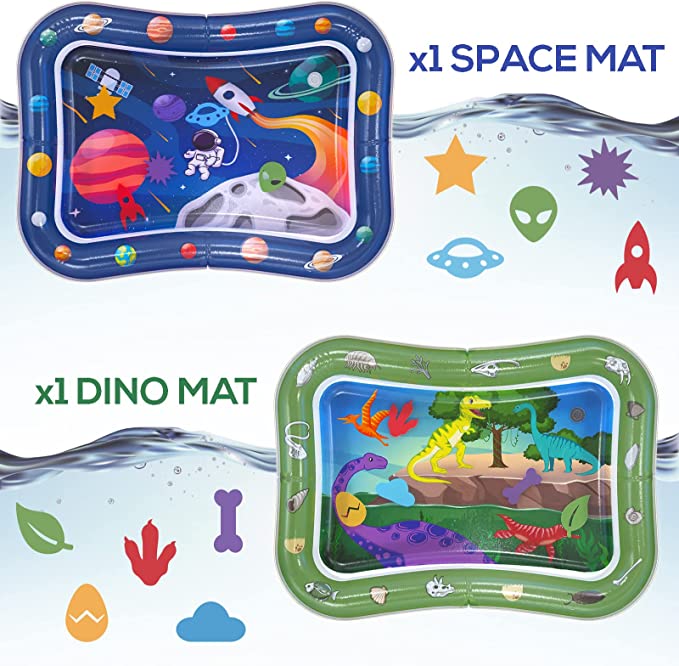 Tummy Time Water Mats - Set of 2