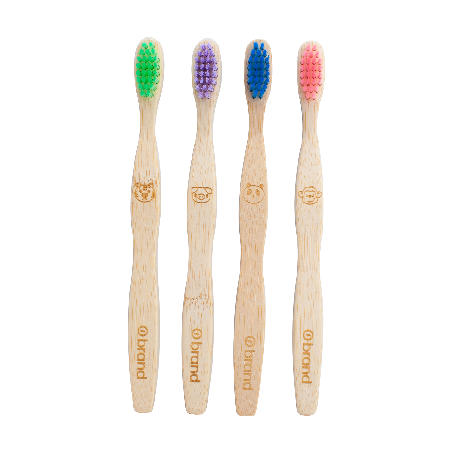 Bamboo Toothbrush - Soft - Set of 4