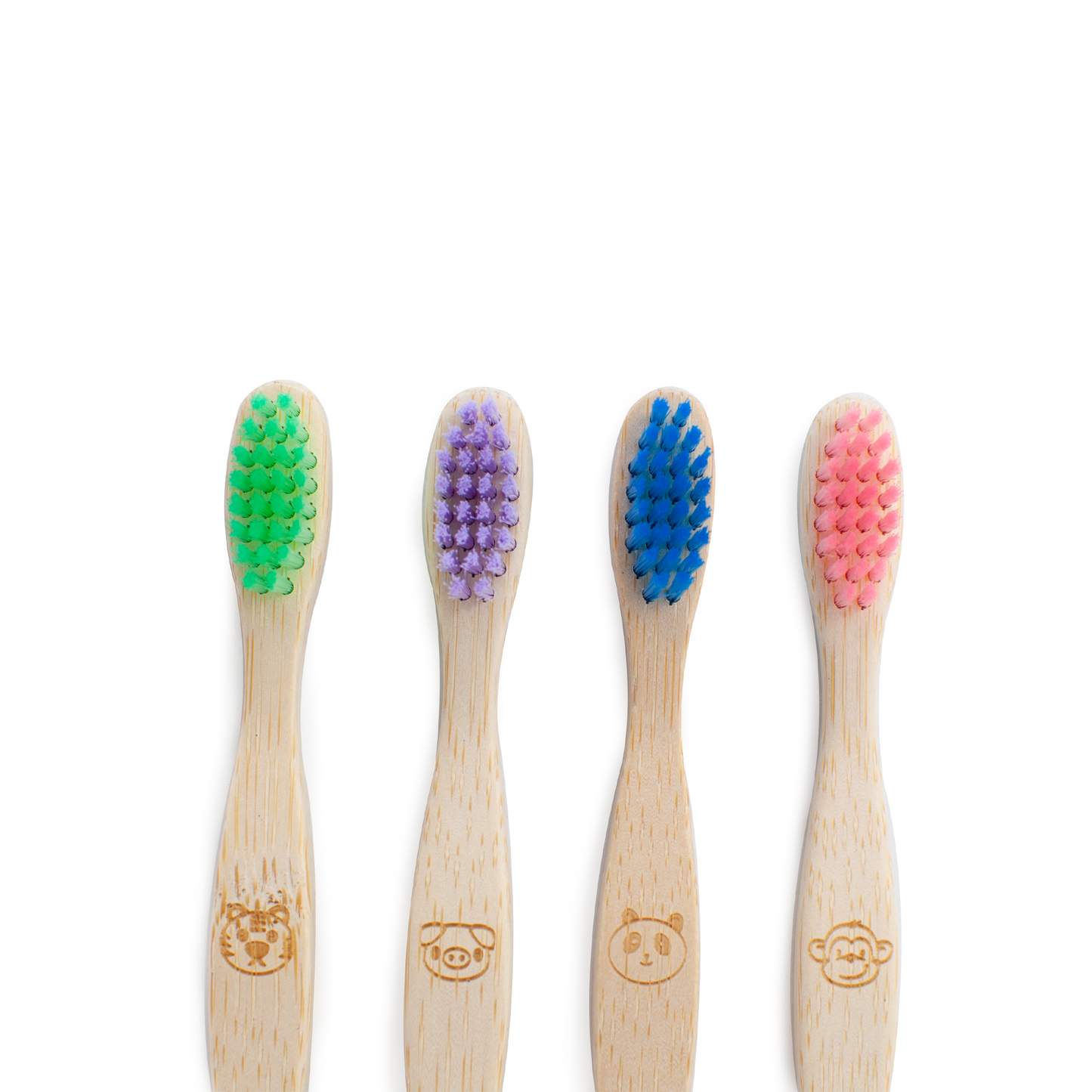Bamboo Toothbrush - Soft - Set of 4