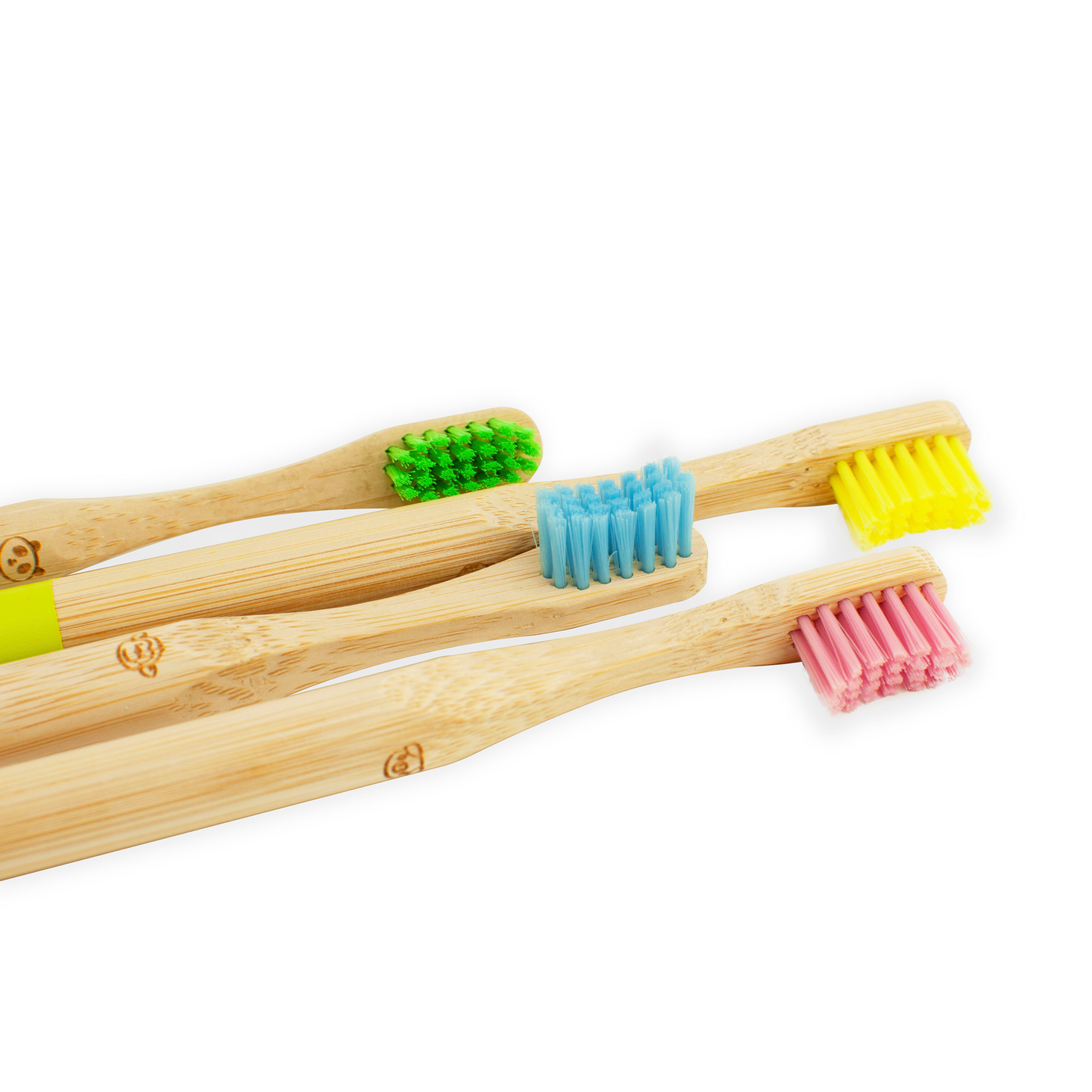 Bamboo Round Toothbrush - Soft - Set of 4
