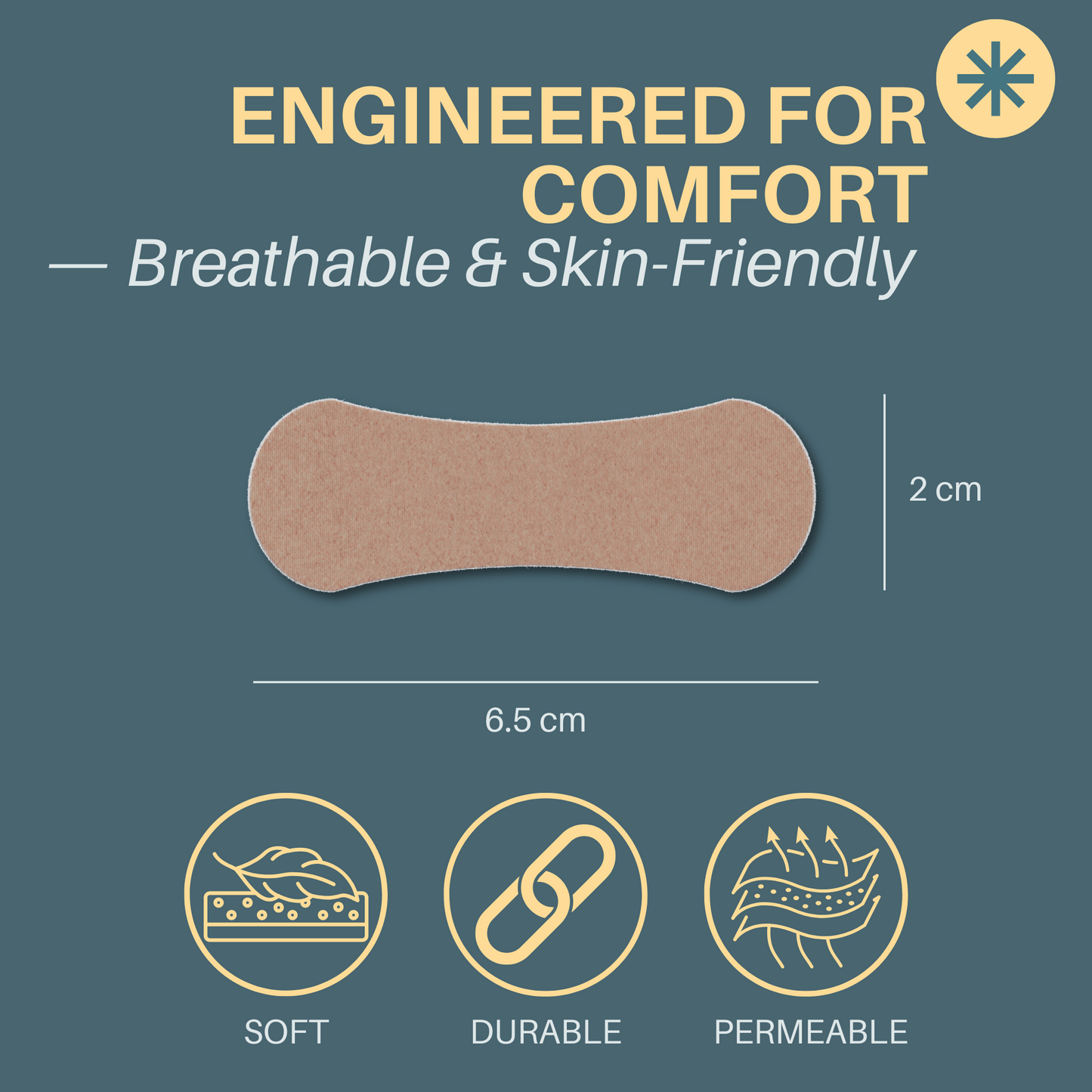 Nasal Strips Beige 100pk