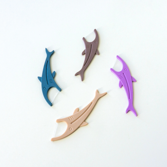 Kids Dental Floss Picks Shark 200pk