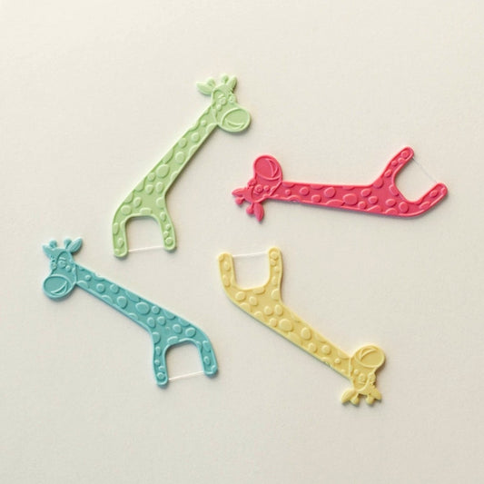 Kids Dental Floss Picks Giraffe