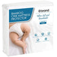 Waterproof Bamboo Crib Mattress Protector - Set of 2