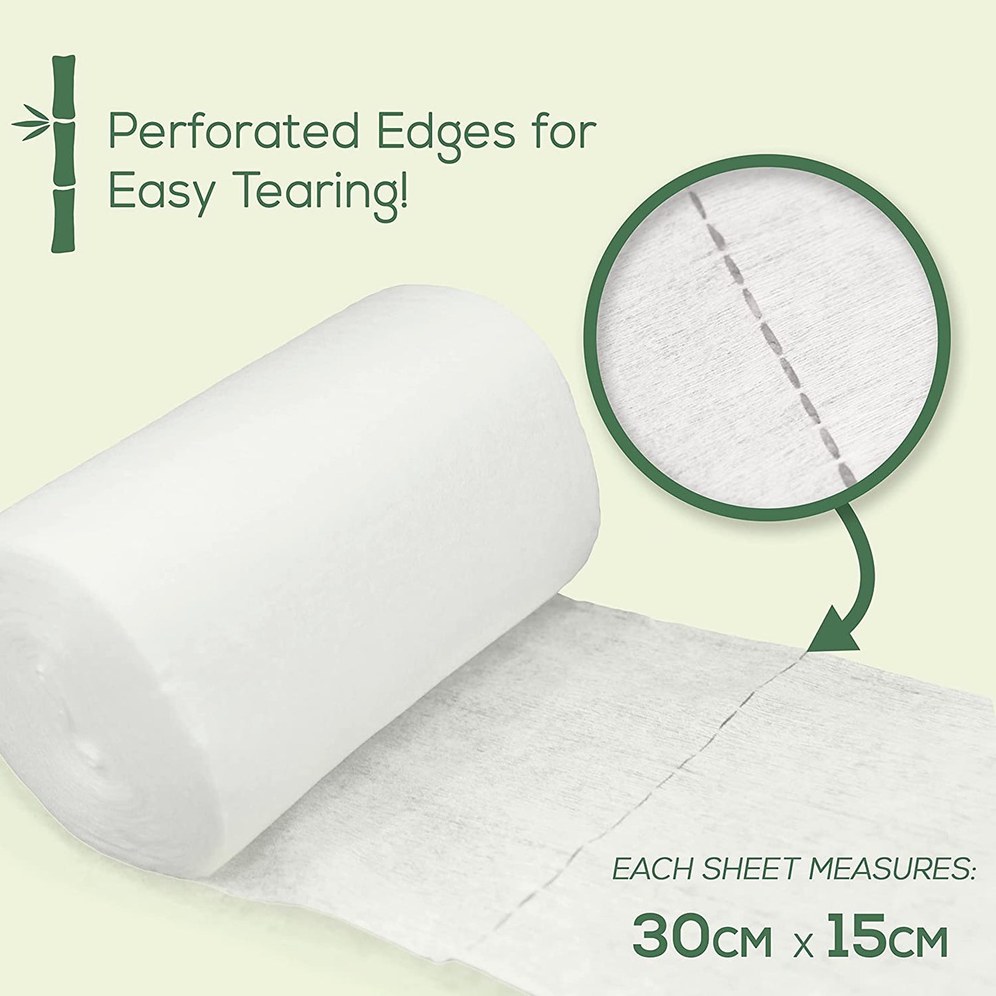 Biodegradable Bamboo Diaper Liners